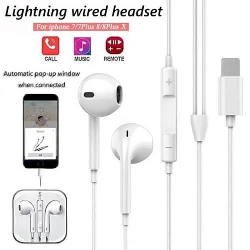 I Phone Pop Up Window Lightning HeadSet Handsfree